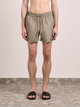 RIO SPORT LINEN BLEND SWIM - PALM GREEN