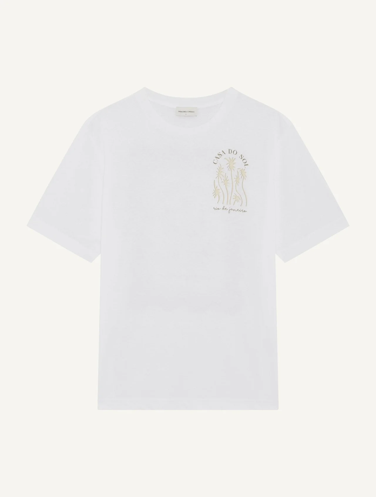 DINIS PRINTED 'BOX WAVE' T-SHIRT - PALM GREEN
