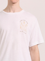 DINIS PRINTED 'BOX WAVE' T-SHIRT - PALM GREEN