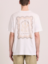 DINIS PRINTED 'BOX WAVE' T-SHIRT - PALM GREEN