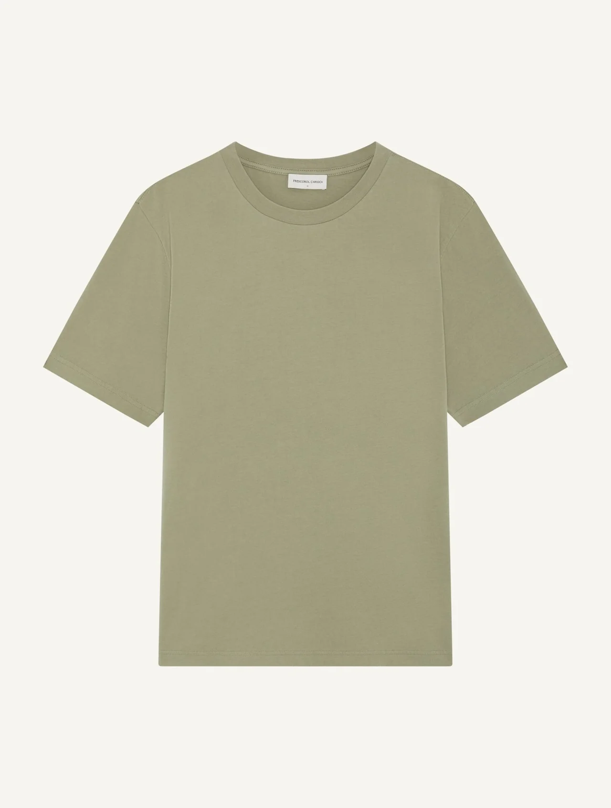 DINIS EMBROIDERED 'CASA DO SOL' T-SHIRT - PALM GREEN