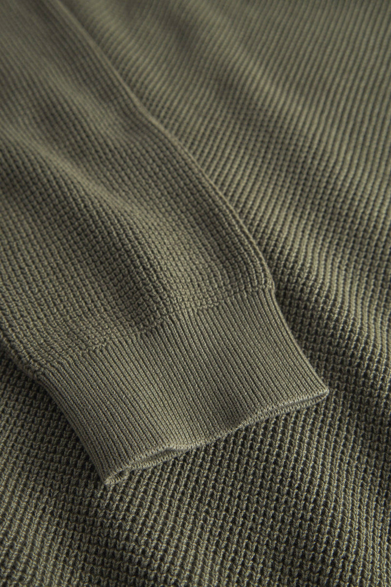 Roundneck Cable Knit - Olive
