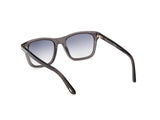Barron Sunglasses - Shiny Grey / Gradient Smoke