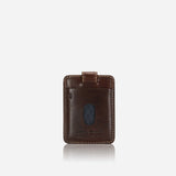 Compact Tab Card Holder - MOCHA