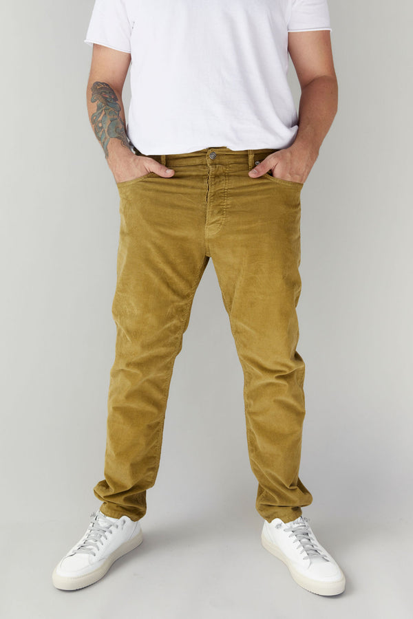 Velvet Corduroy Pants - Khaki