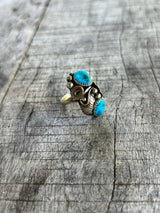Handmade Vintage Navajo Turquoise Ring