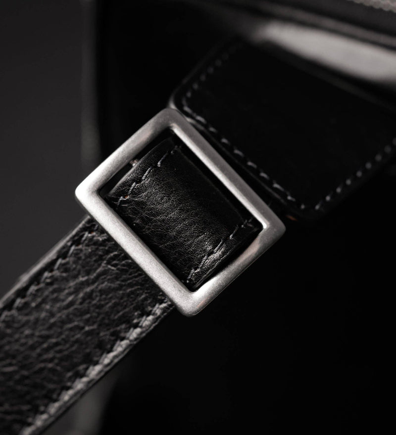 Leather Crossbody Bag - Mahogany