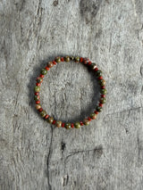 Petra Bracelet - Unakite / Red Jasper