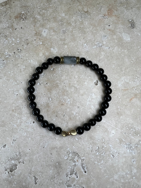 Petra Bracelet - Gold Obsidian / Pietersite