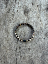 Petra Bracelet - Bronzite / Maifanite / Gold Obsidian / Black Tourmaline