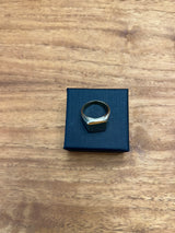 Square Brass Signet Ring