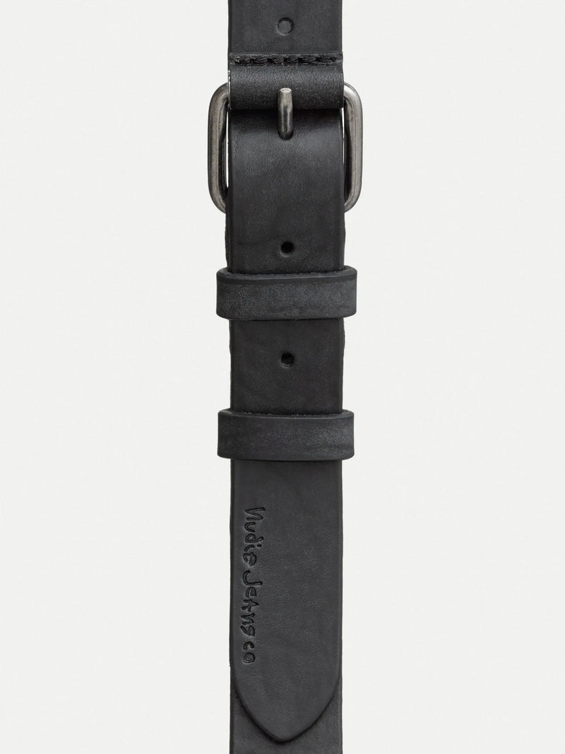 Dwayne Leather Belt - Black