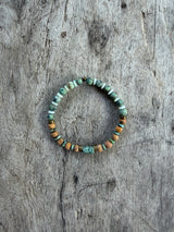 Petra Bracelet - African Turquoise / Picture Jasper / Amazonite