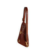 Leather Cross-body bag - Saddle Tan