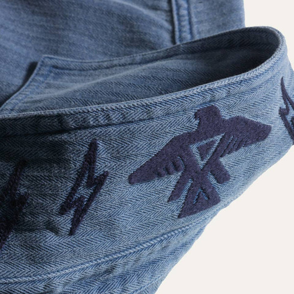 The Barn Jacket - Indigo Herringbone