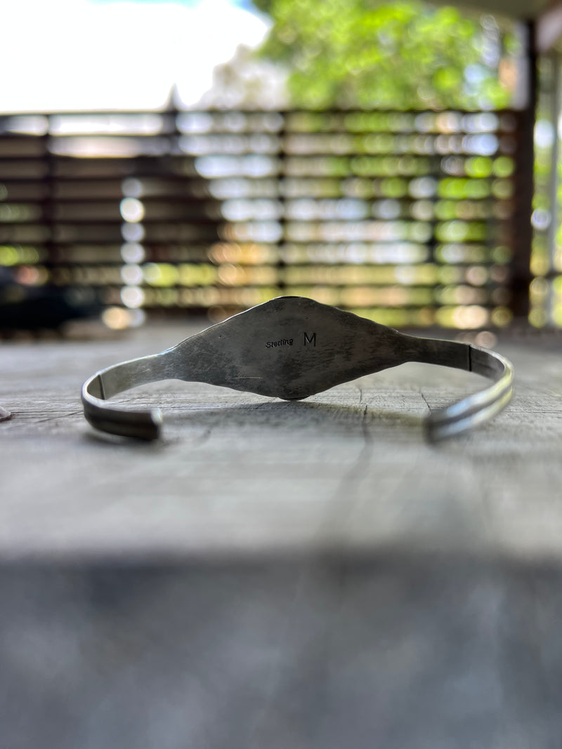 Vintage Three-Stone Turquoise Cuff