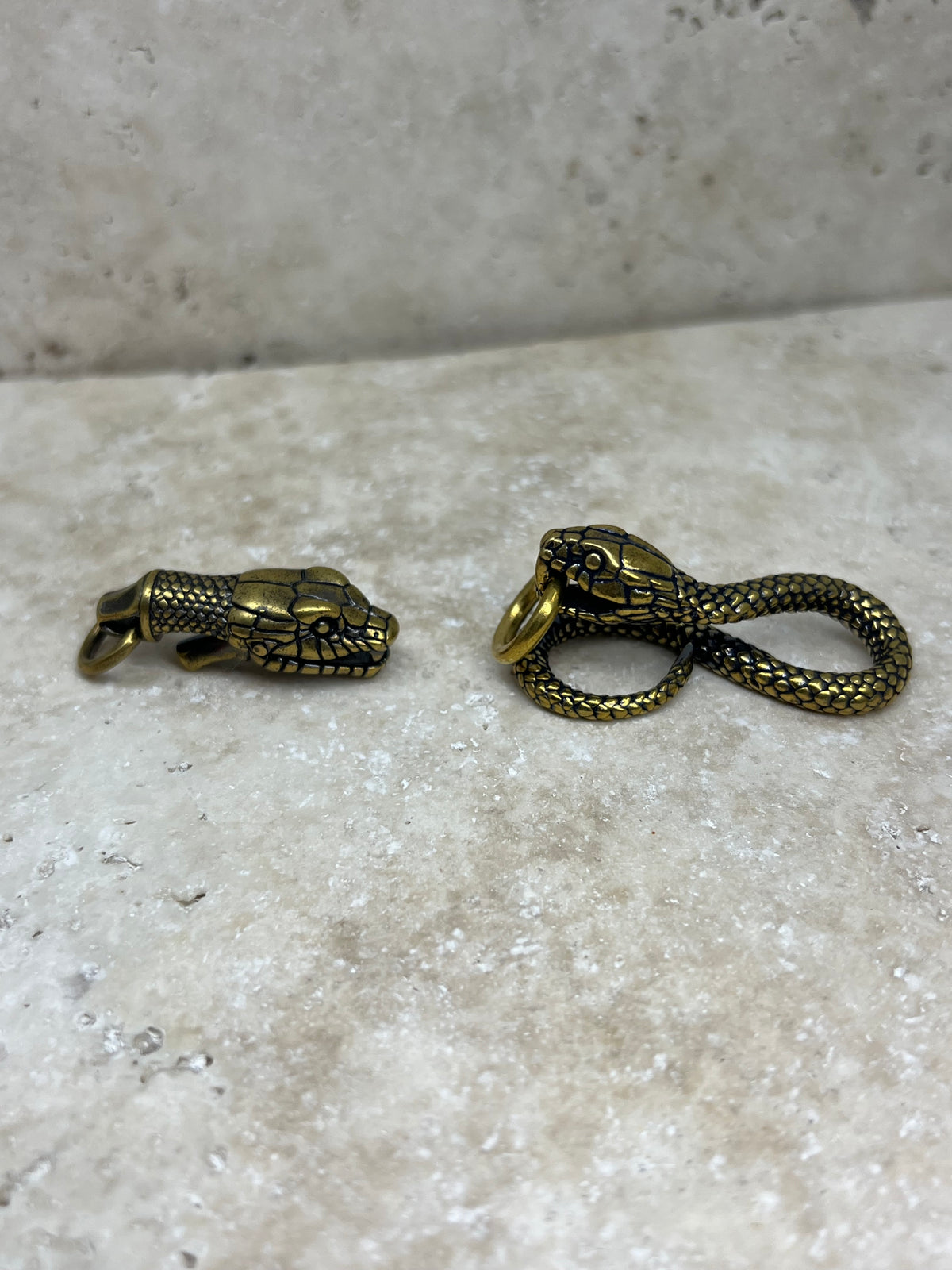 The Duelling Serpents Keyring