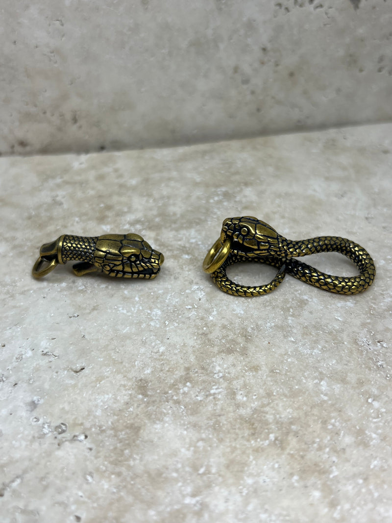 The Duelling Serpents Keyring