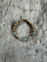 Petra Bracelet - African Turquoise / Picture Jasper