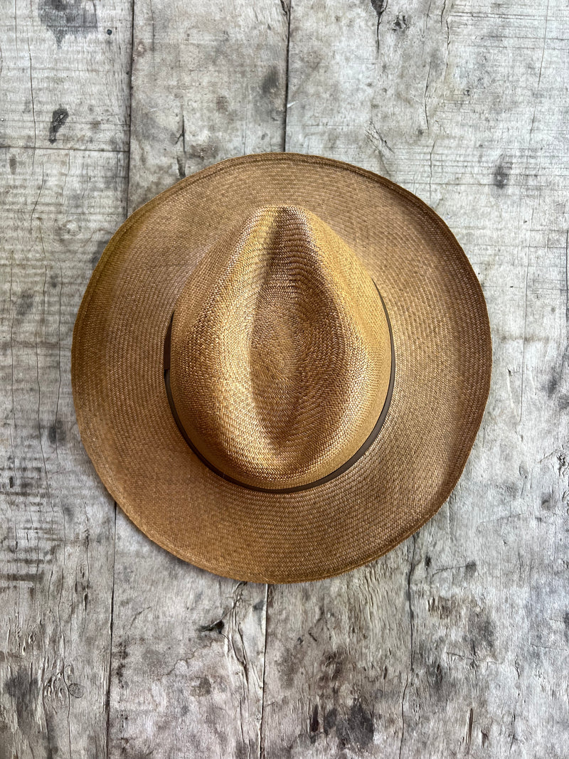 Luxe Panama Hat - Tobacco