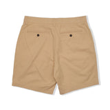 Cotton Linen Blend 8" Shorts - Khaki