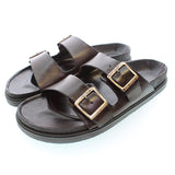 The Kalu Sandal - Deep Brown