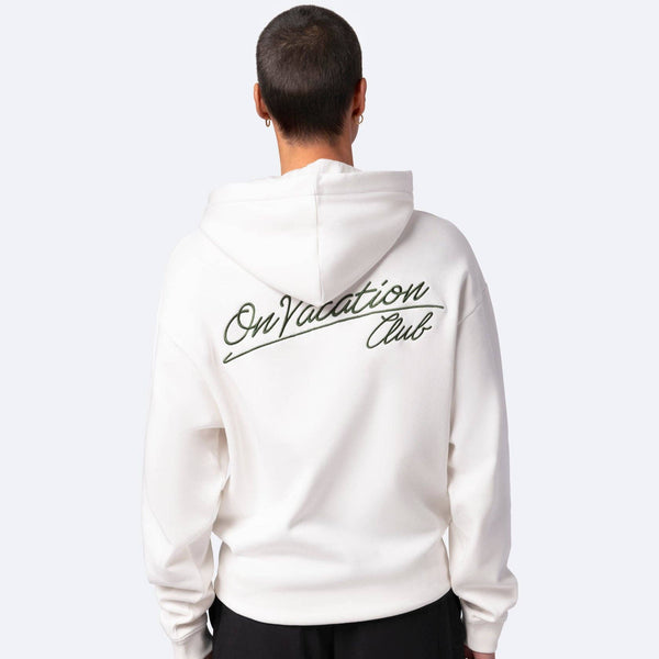 Logo Zip Hoodie - Off White
