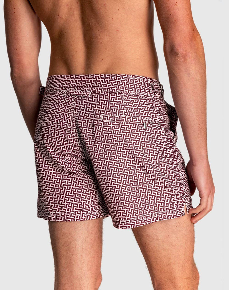 ERNESTO Swimshort - Ruby