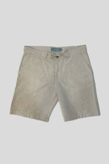 Linen Bermuda Shorts - Beige