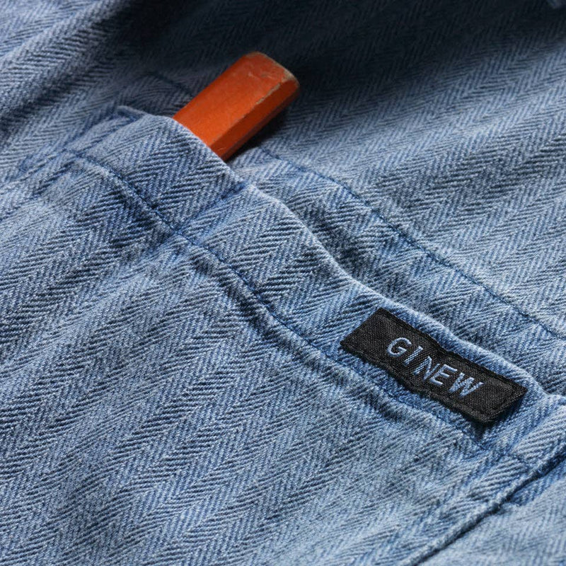 The Barn Jacket - Indigo Herringbone