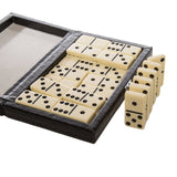 The Line Em' Up Domino Set - Croc Leather