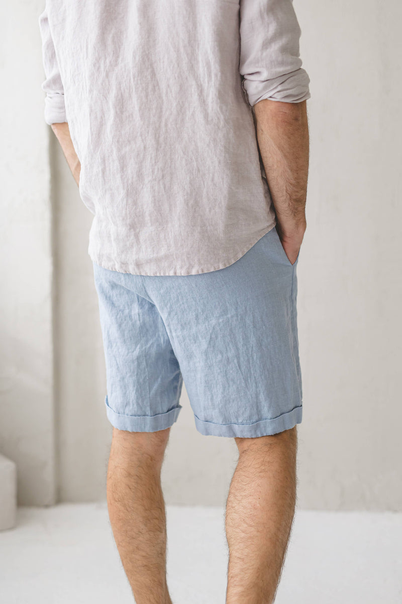 Linen Shorts - Natural