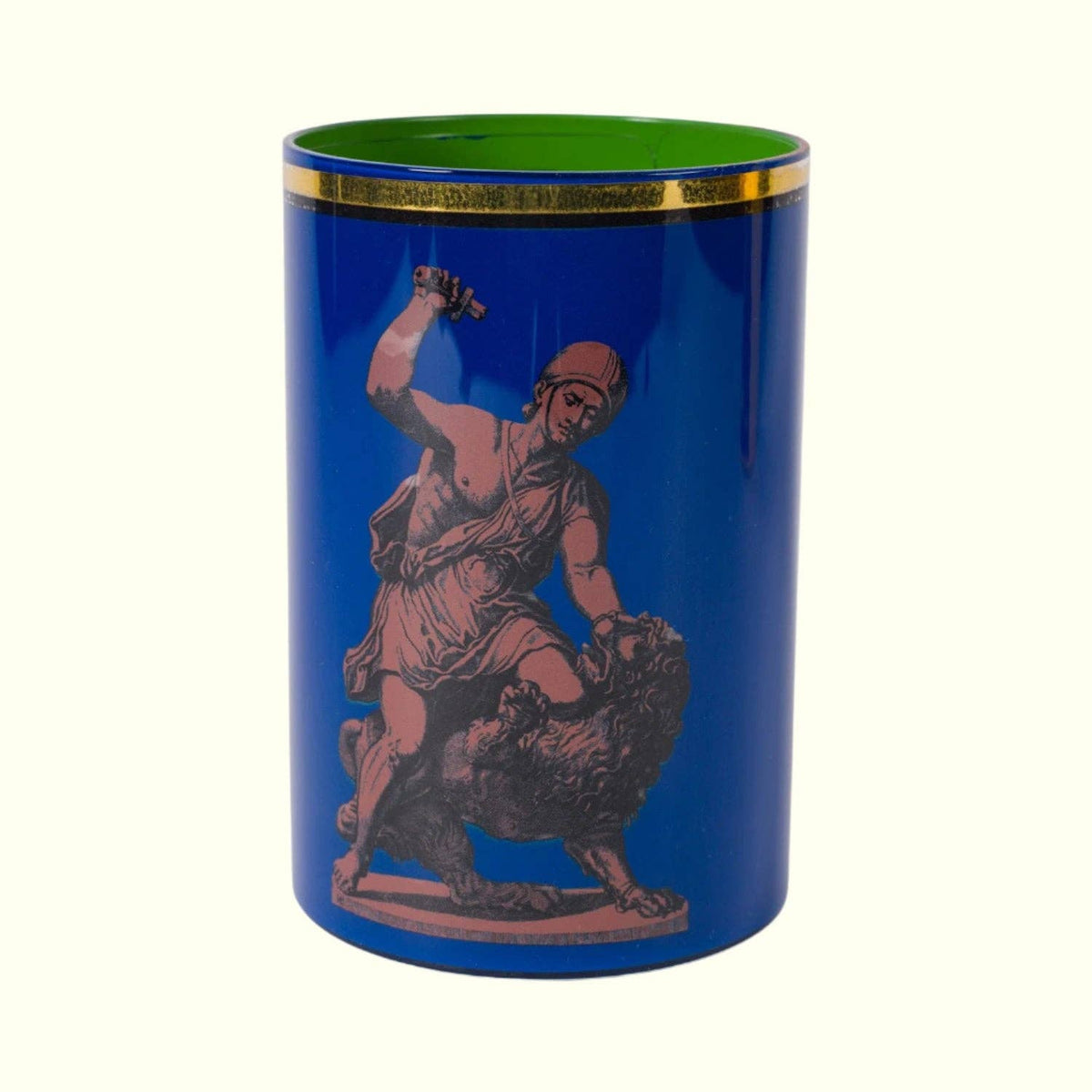 Roman Soldier & Lion Pot