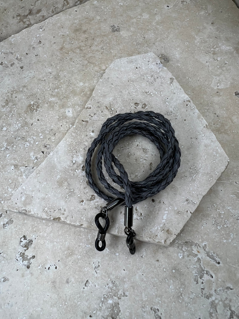 Leather Twist Sunglasses Rope