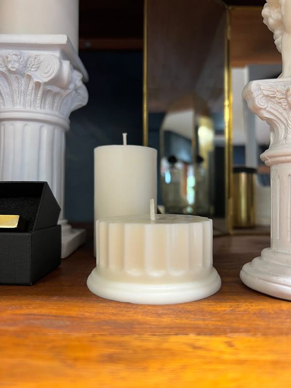 The Column Base Candle