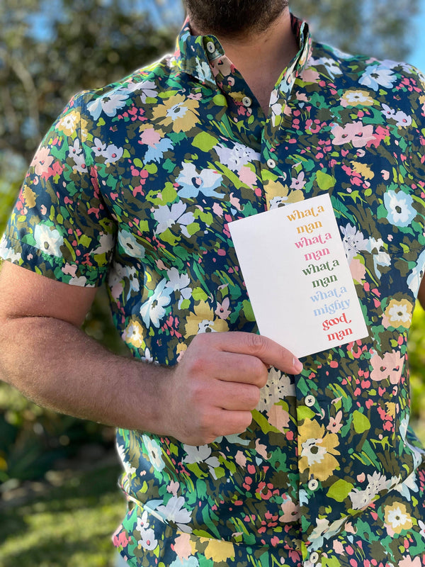 What a Man - Just Because Greeting Card