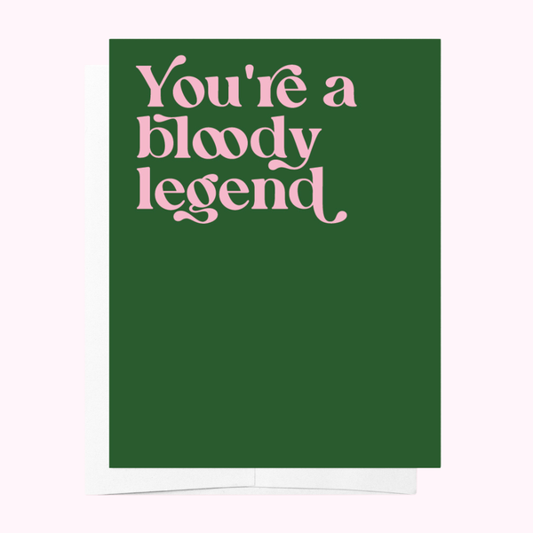 Bloody Legend - Just Because Greeting Card