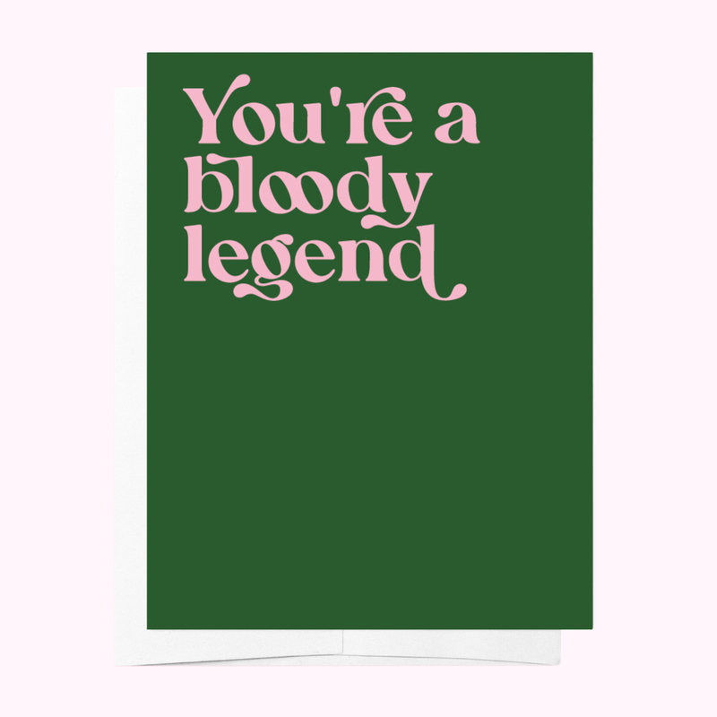 Bloody Legend - Just Because Greeting Card