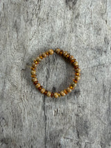 Petra Bracelets - Amber / Gold Silk Sandalwood