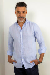 Linen Shirt - Light Blue