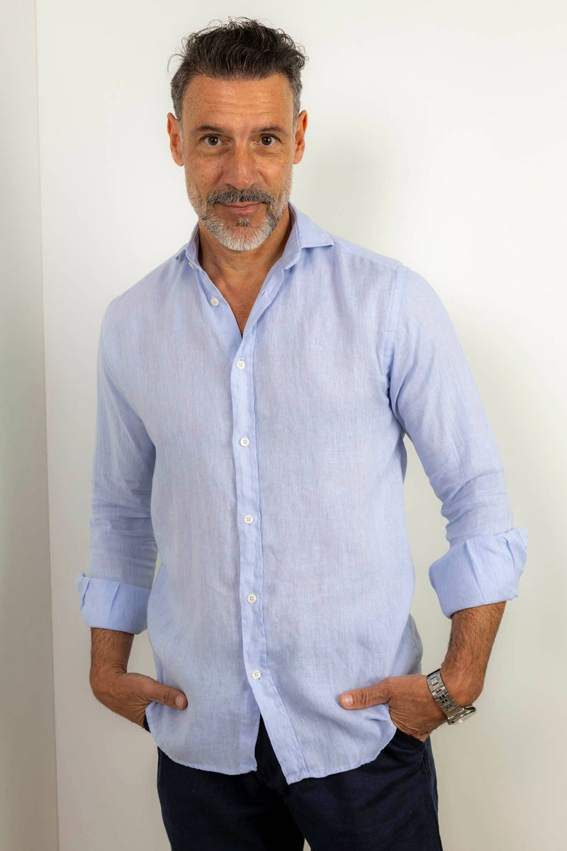 Linen Shirt - Light Blue