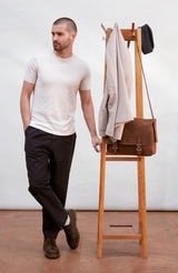 Ultra Fine Cotton Knitted T-Shirt - Ecru