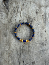 Petra Bracelet - Lapis Lazuli / Topaz / Yellow Jade