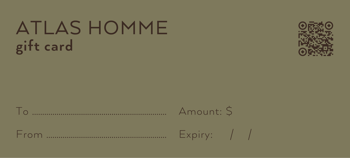 Atlas Homme Gift Card