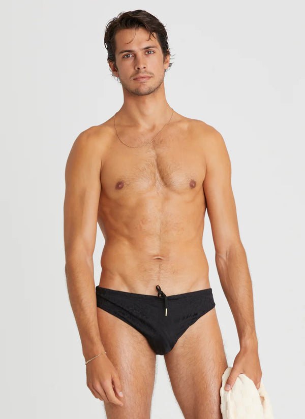 Racer Swim Brief - Nero