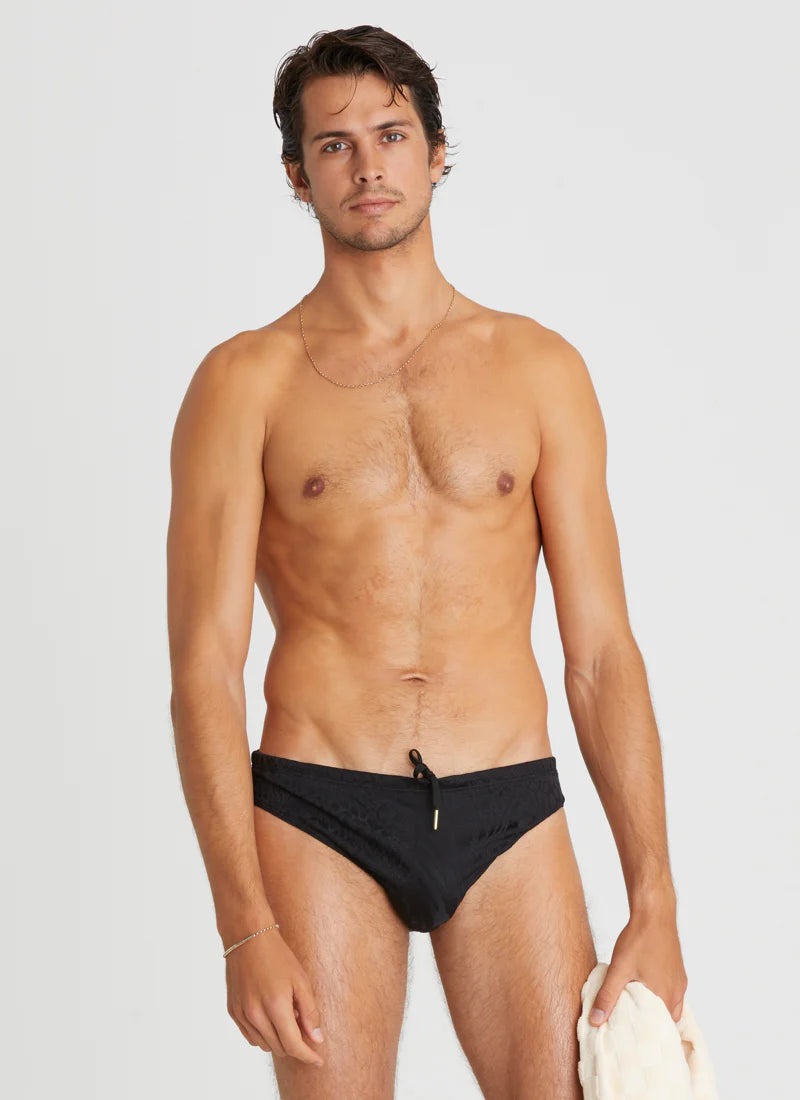 Racer Swim Brief - Nero