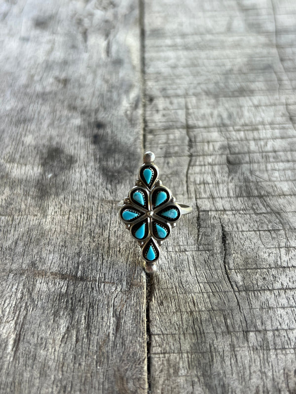 Handmade Zuni Turquoise Ring