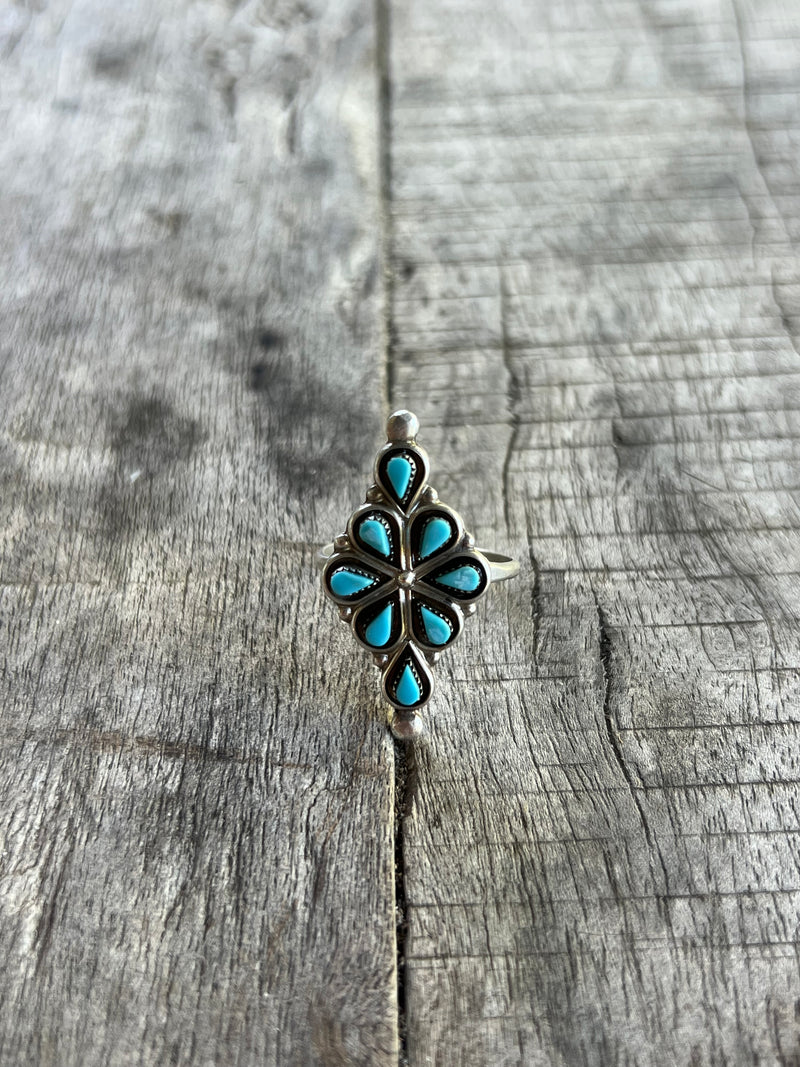 Handmade Zuni Turquoise Ring