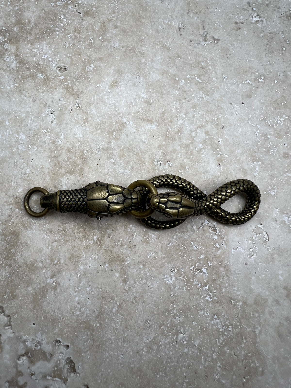 The Duelling Serpents Keyring
