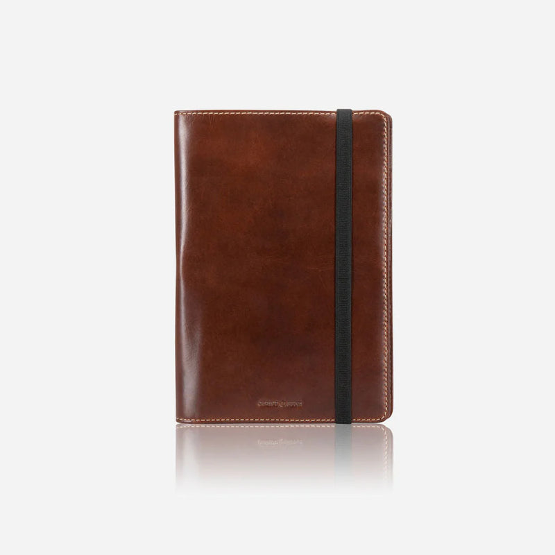 LEATHER A5 NOTEBOOK COVER - MOCHA